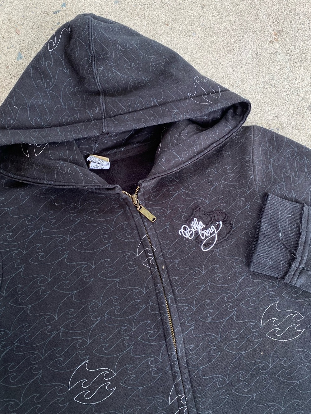 00s Y2k Billabong Surf Zip-Up Hoodie